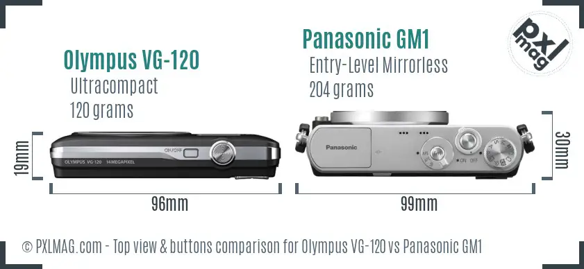 Top view design and control layout comparison