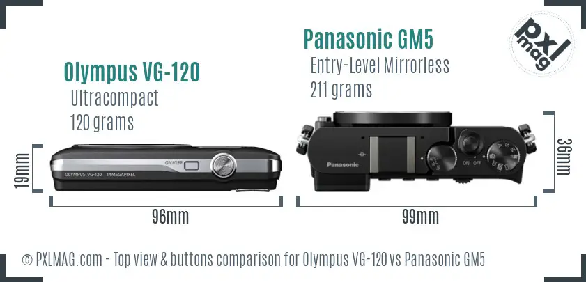 Top view design and control layout comparison