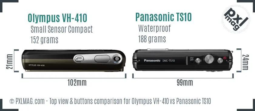 Top view design and control layout comparison