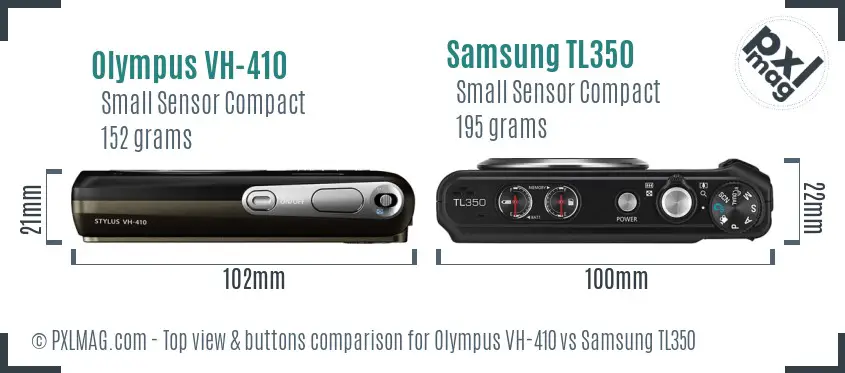 Top view design and control layout comparison