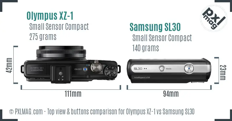Top view design and control layout comparison