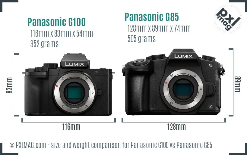 Panasonic G100 vs Panasonic G85 Detailed Comparison 