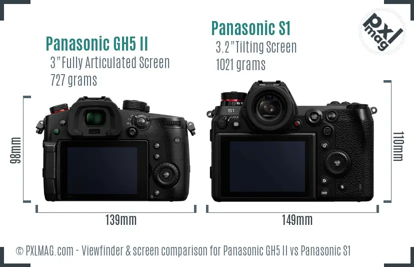 Back LCD screen comparison