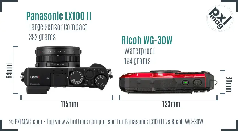 Top view design and control layout comparison