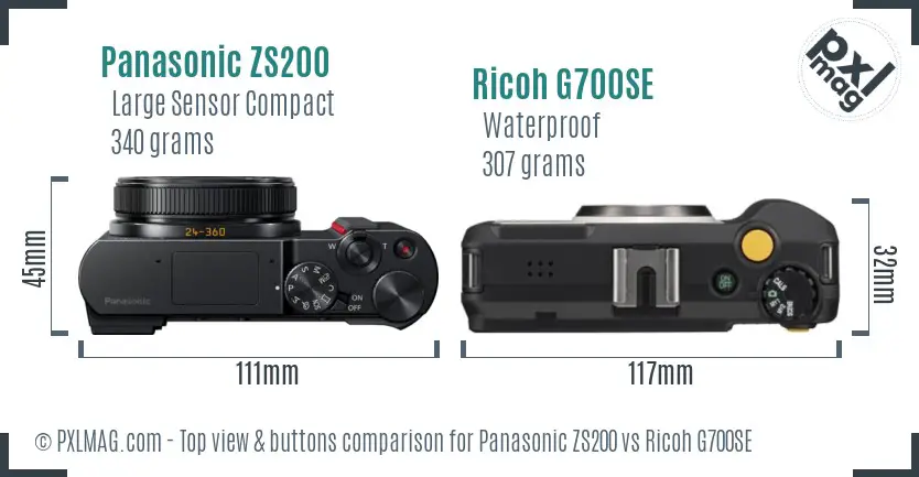 Top View Design and Control Layout Comparison