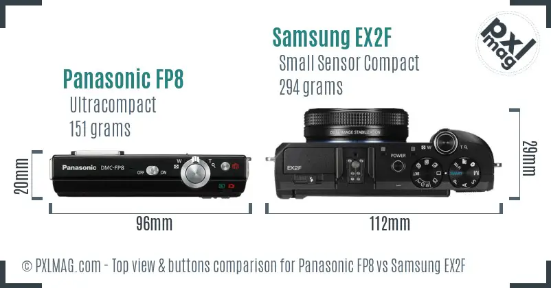 Top view design and control layout comparison