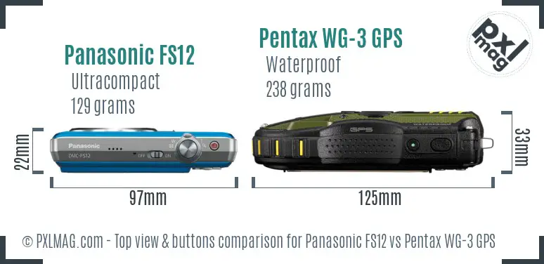 Top view design and control layout comparison