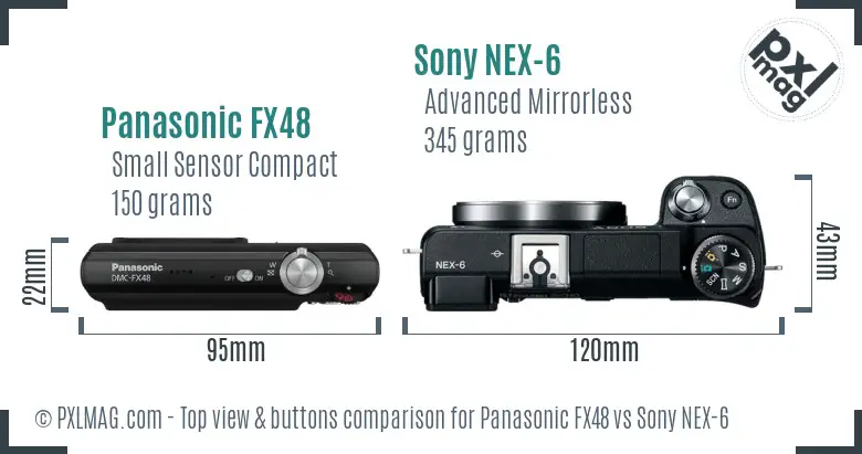 Top view design and control layout comparison