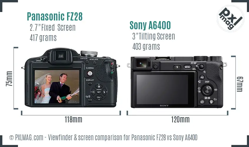 Back Screen and Interface Comparison