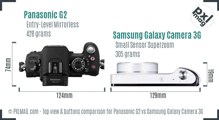 Top view design and control layout comparison