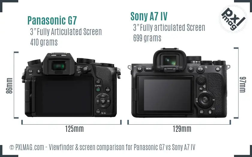 Back Screen and Interface Comparison