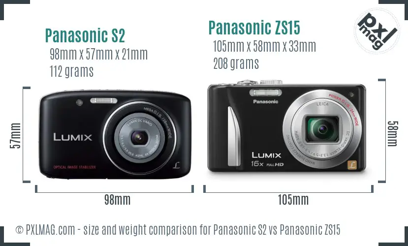 Expertise pad naaien Panasonic S2 vs Panasonic ZS15 Detailed Comparison - PXLMAG.com