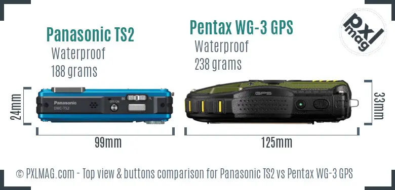 Top view design and control layout comparison