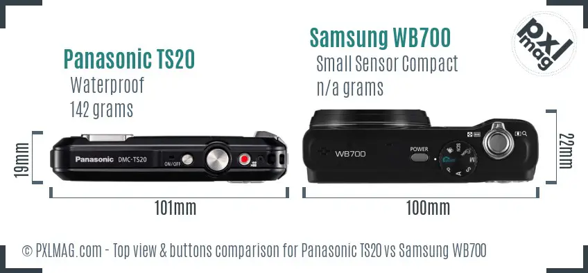Top view design and control layout comparison