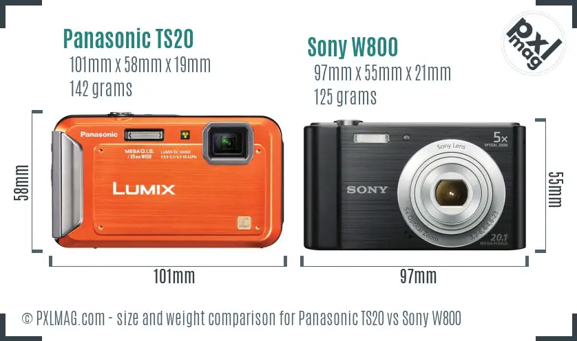 Comparing body sizes and ergonomics side by side.