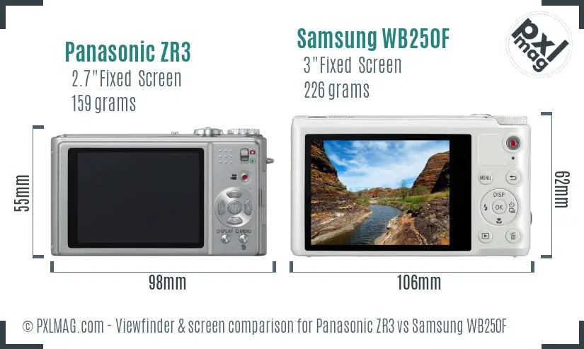 Back screen comparison