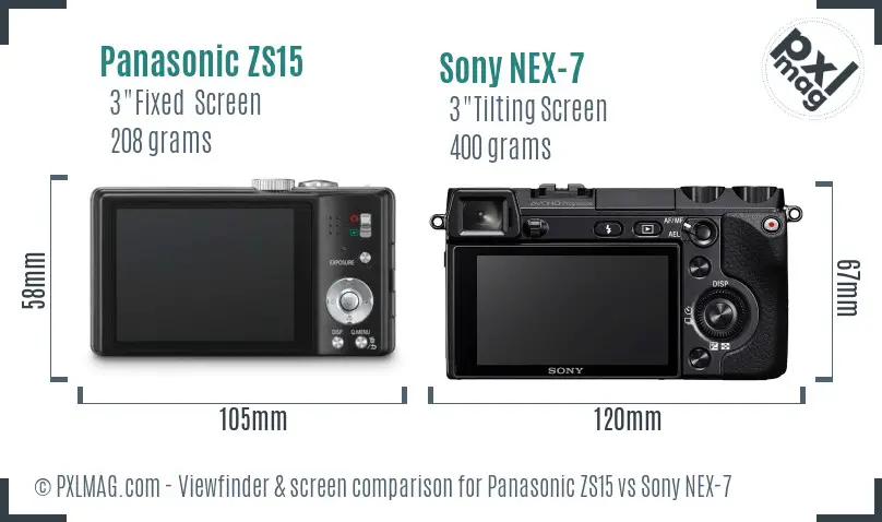 Back screen comparison reveals clarity and articulations