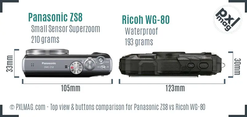 Top view design and control layout comparison