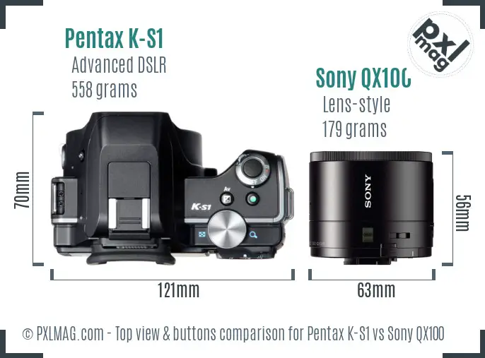Top view design and control layout comparison