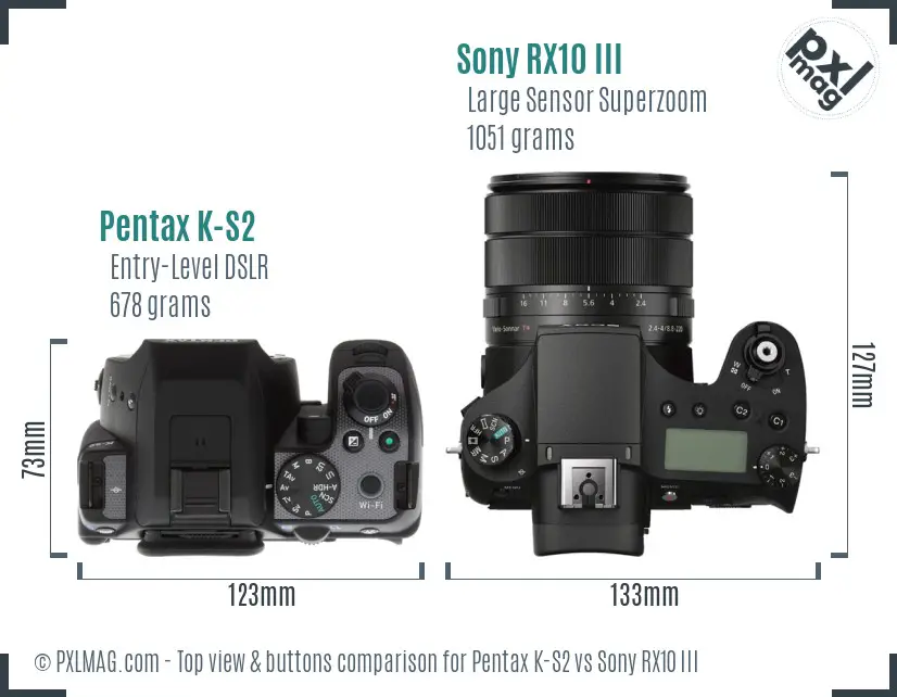 Top view design and control layout comparison