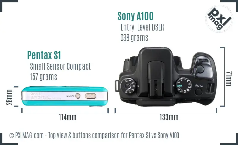 Top view design and control layout comparison
