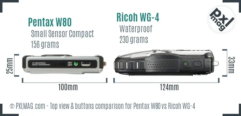 Top view design and control layout comparison