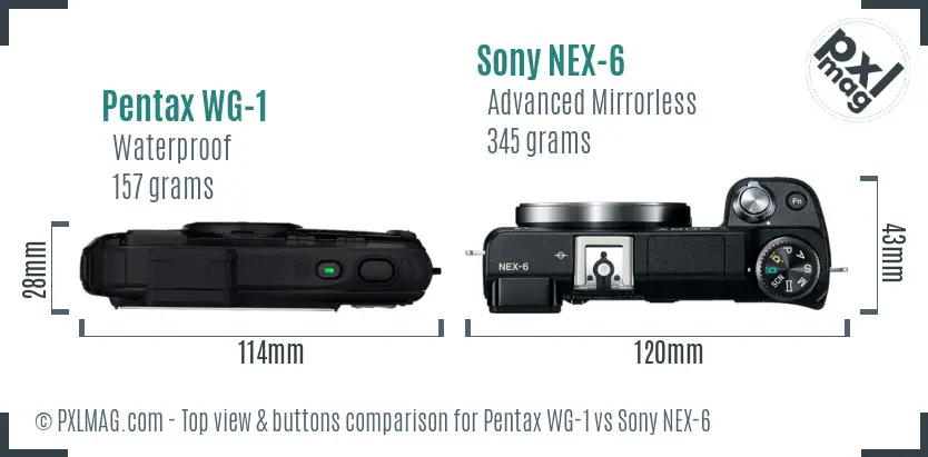 Top view design and control layout comparison