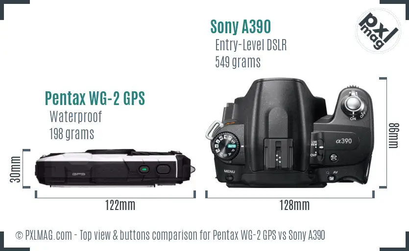 Top view design and control layout comparison