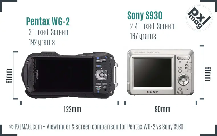 Back screen and interface comparison