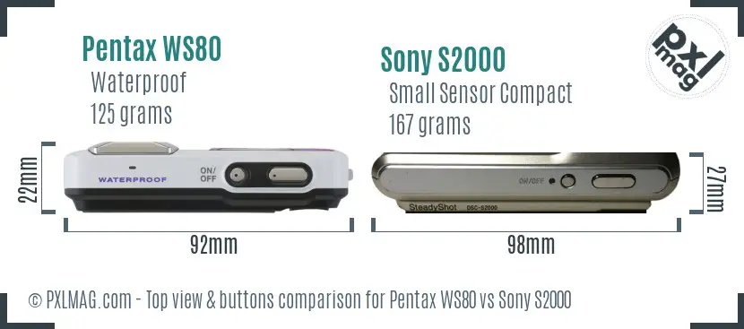 Top view design and control layout comparison