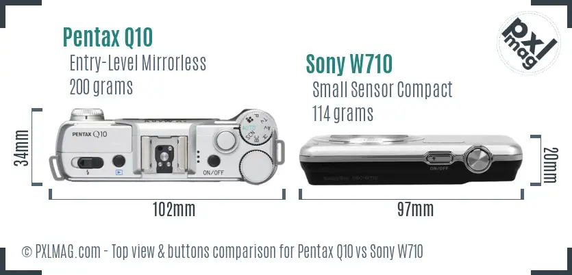 Top view design and control layout comparison
