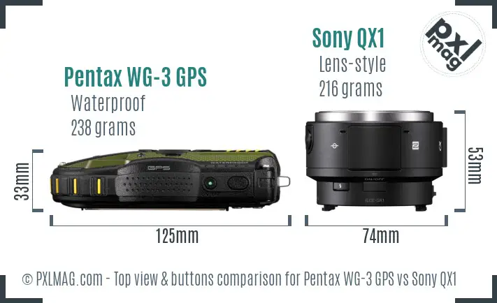 Top view design and control layout comparison