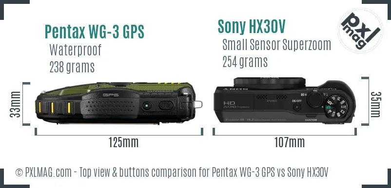 Top view control layout comparison