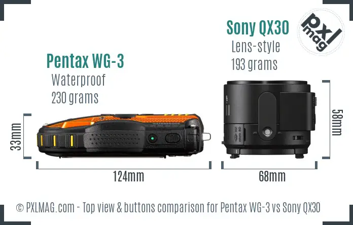 Top view design and control layout comparison