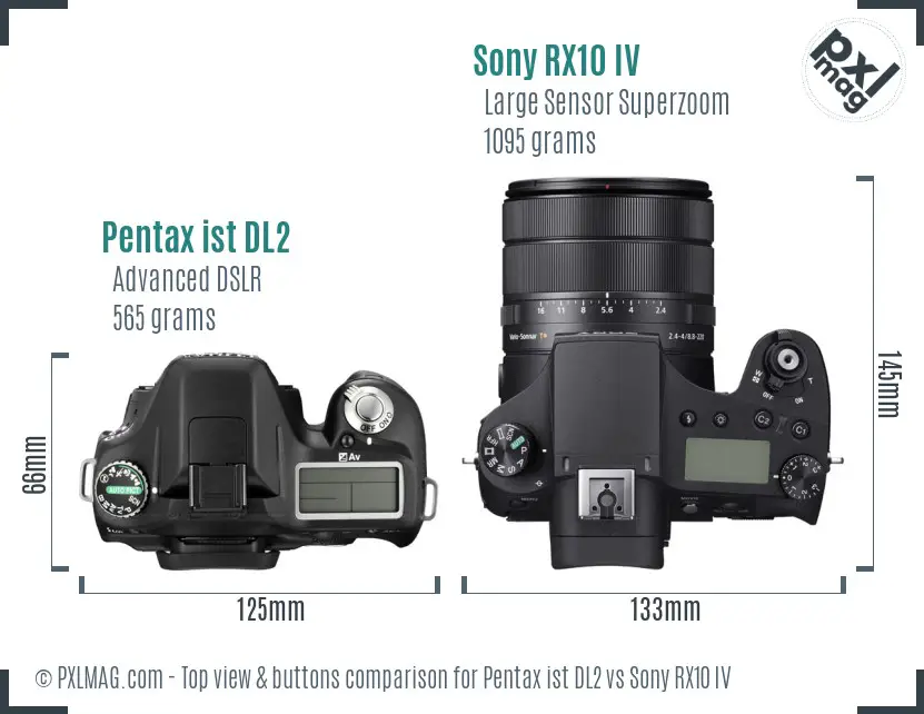Top view design and control layout comparison