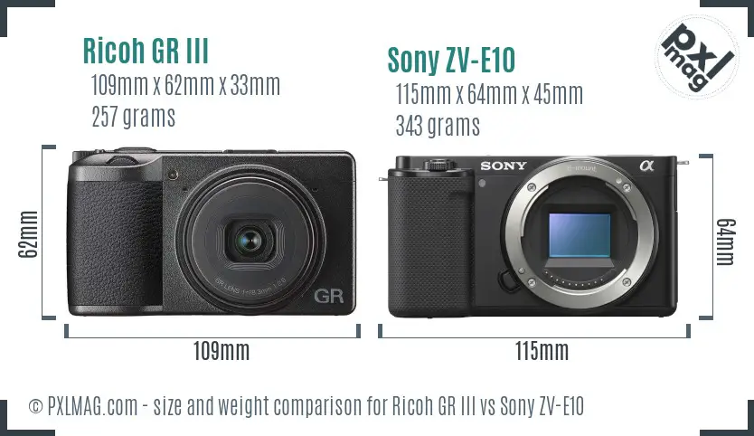 Physical size and ergonomics comparison