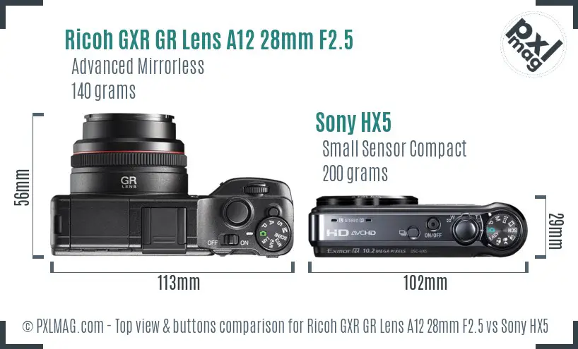 Top View Comparison