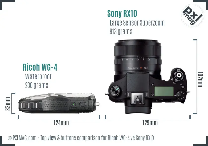 Top view design and control layout comparison