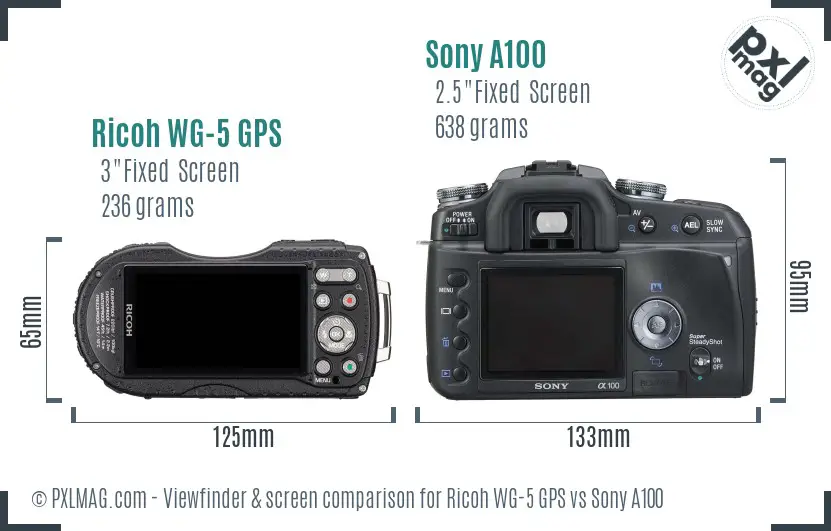 Back screen and interface comparison