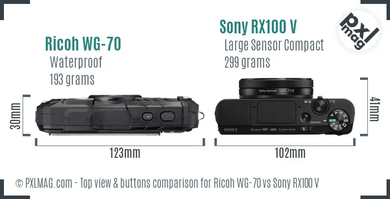 Top view design and control layout comparison