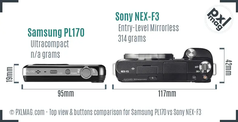 Top view design and control layout comparison