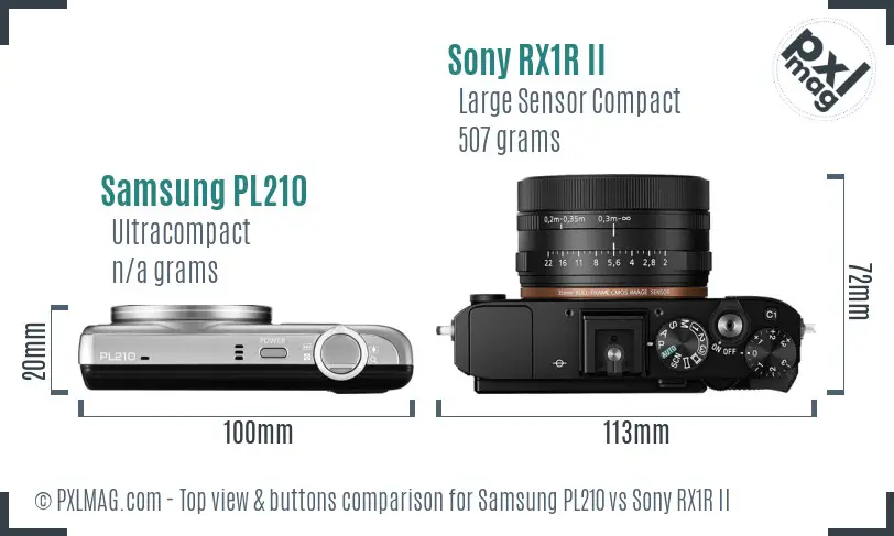 Top view design and control layout comparison