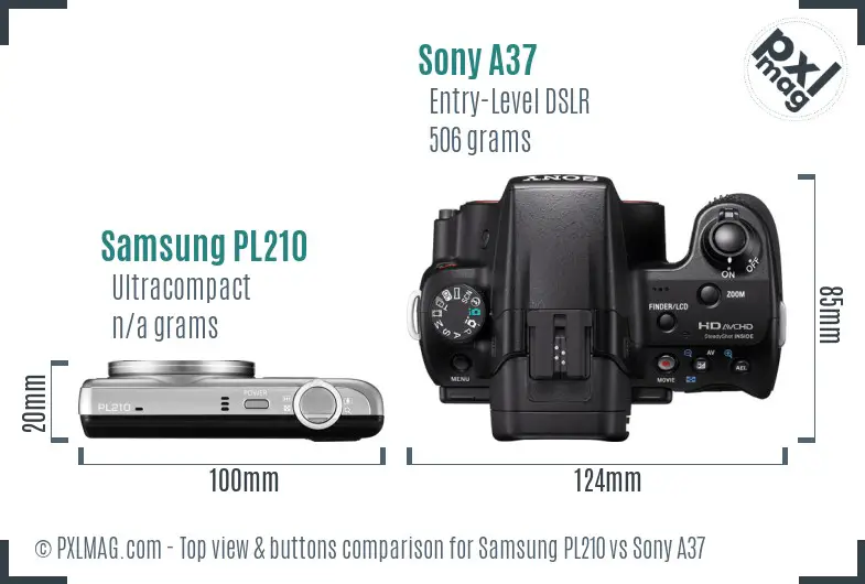 Top view design and control layout comparison