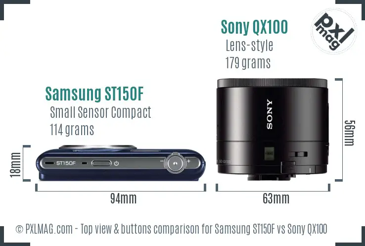 Top view design and control layout comparison