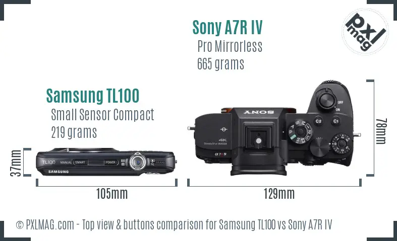 Top view design and control layout comparison