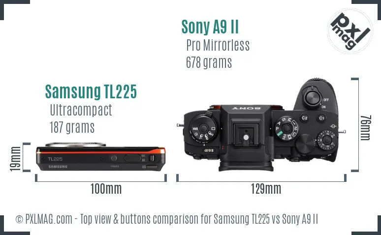 Top view design and control layout comparison