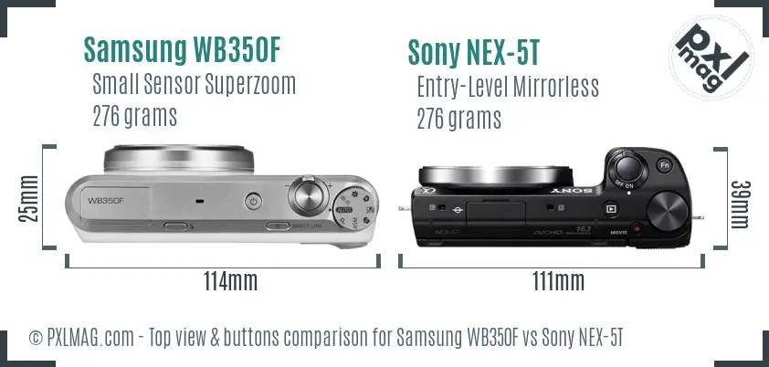 Top view design and control layout comparison
