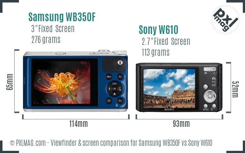 Back LCD screen comparison
