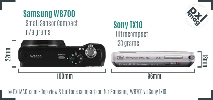 Top view design and control layout comparison