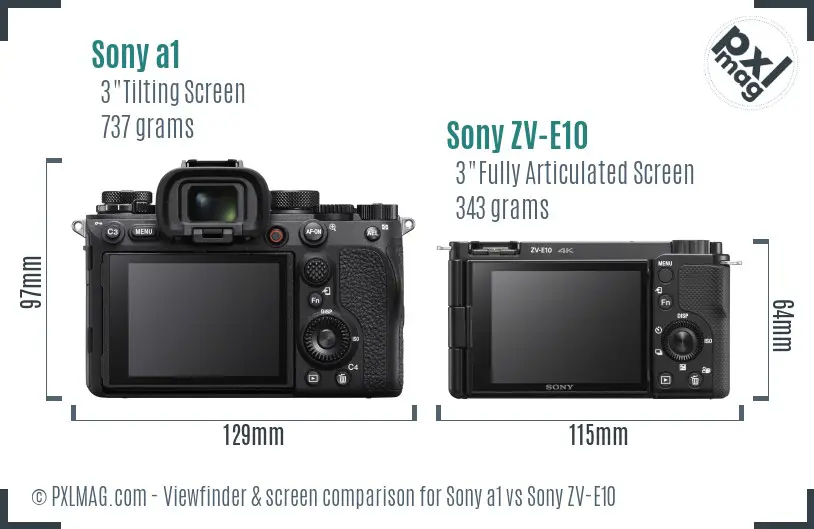 Viewfinder size comparison 